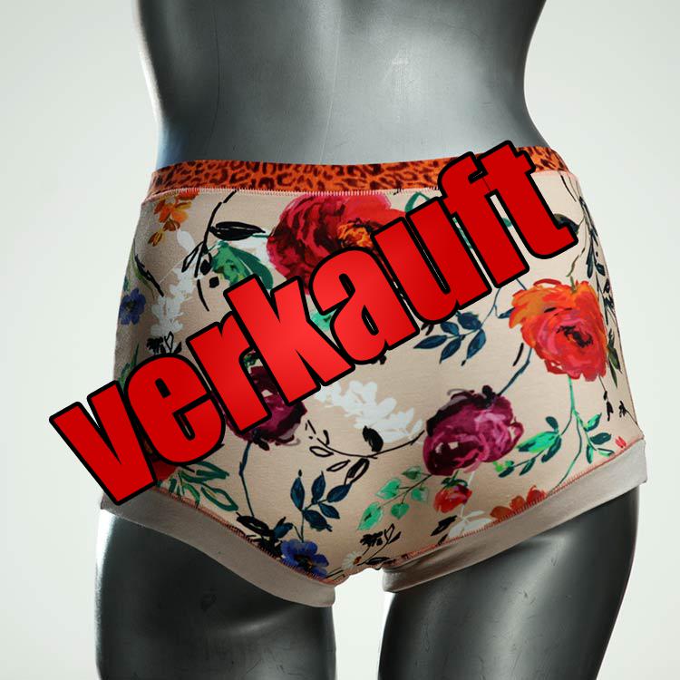 bequeme ökologische sexy gemusterte High waist Hotpant aus Baumwolle, Unterwäsche für Damen