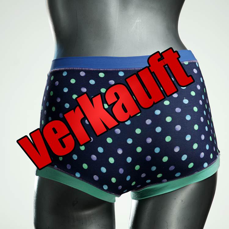 farbige nachhaltige bunte preiswerte High waist Hotpant aus Baumwolle, Unterwäsche für Damen