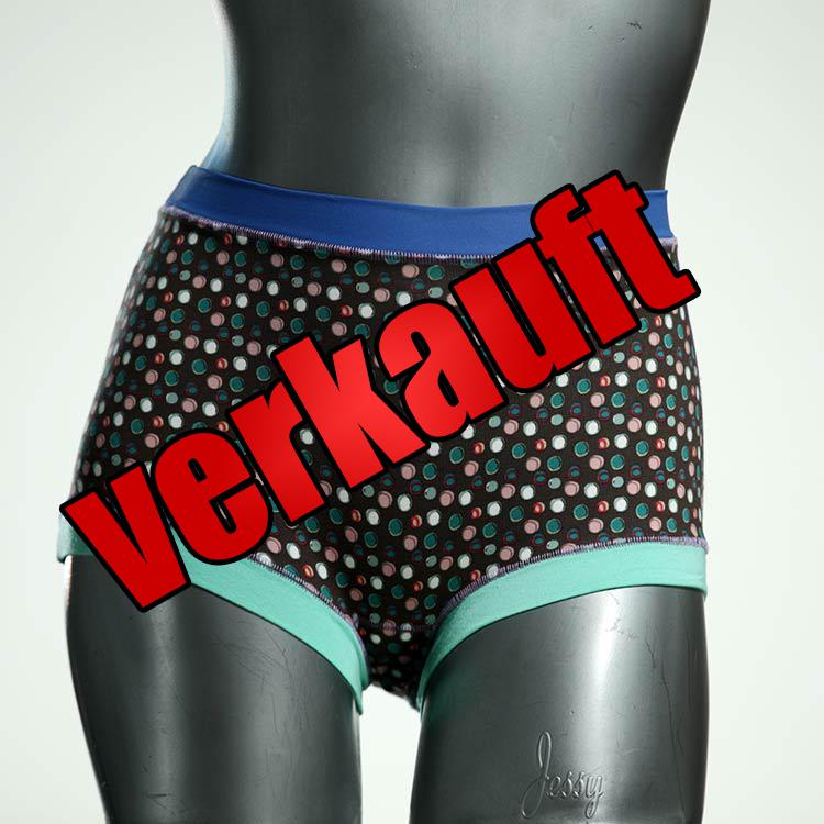 farbige nachhaltige bunte preiswerte High waist Hotpant aus Baumwolle, Unterwäsche für Damen