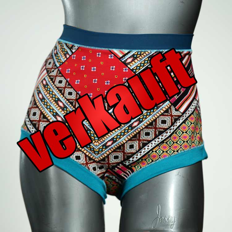 farbige attraktive bunte preiswerte High waist Hotpant aus Baumwolle, Unterwäsche für Damen