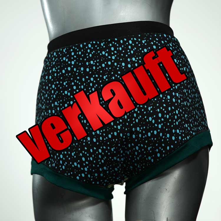 sexy nachhaltige bunte handgemachte High waist Hotpant aus Baumwolle, Unterwäsche für Damen