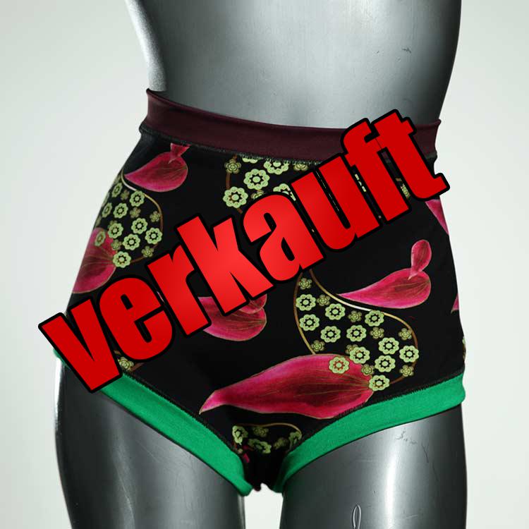 bequeme nachhaltige farbige günstige High waist Hotpant aus Baumwolle, Unterwäsche für Damen