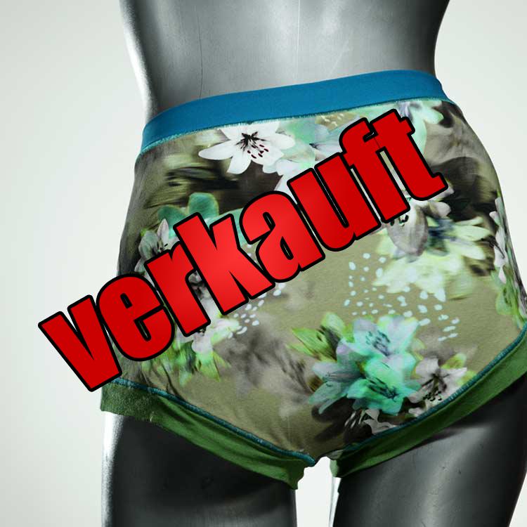 bunte günstige ökologische sexy High waist Hotpant aus Baumwolle, Unterwäsche für Damen