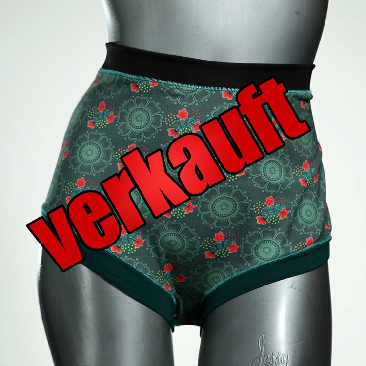bequeme ökologische handgemachte sexy High waist Hotpant aus Baumwolle, Unterwäsche für Damen