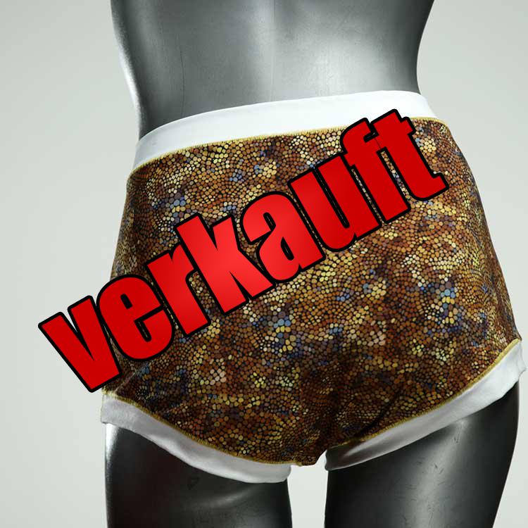 süße ökologische gemusterte schöne High waist Hotpant aus Baumwolle, Unterwäsche für Damen