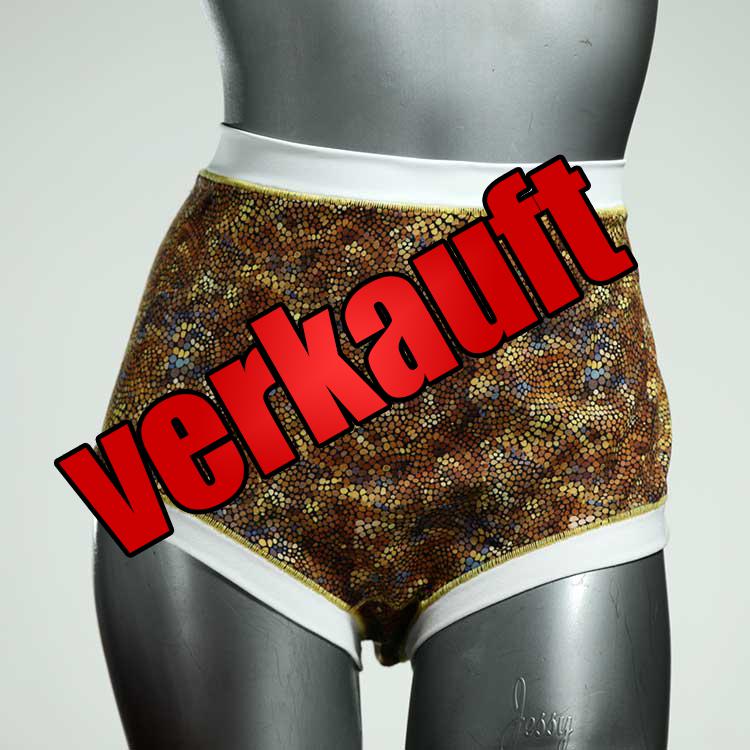 süße ökologische gemusterte schöne High waist Hotpant aus Baumwolle, Unterwäsche für Damen