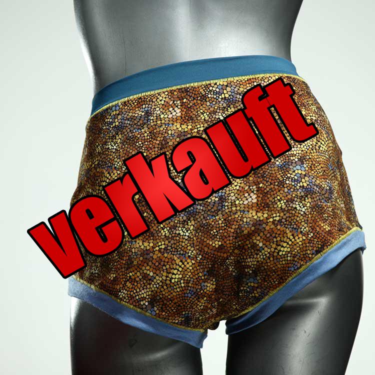 gemusterte bunte bequeme preiswerte High waist Hotpant aus Baumwolle, Unterwäsche für Damen