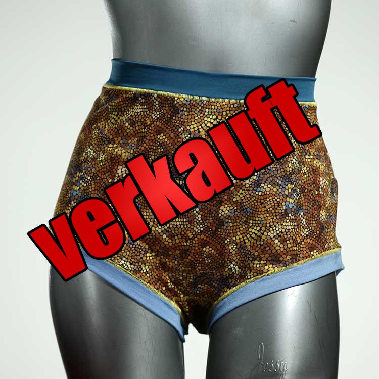 gemusterte bunte bequeme preiswerte High waist Hotpant aus Baumwolle, Unterwäsche für Damen