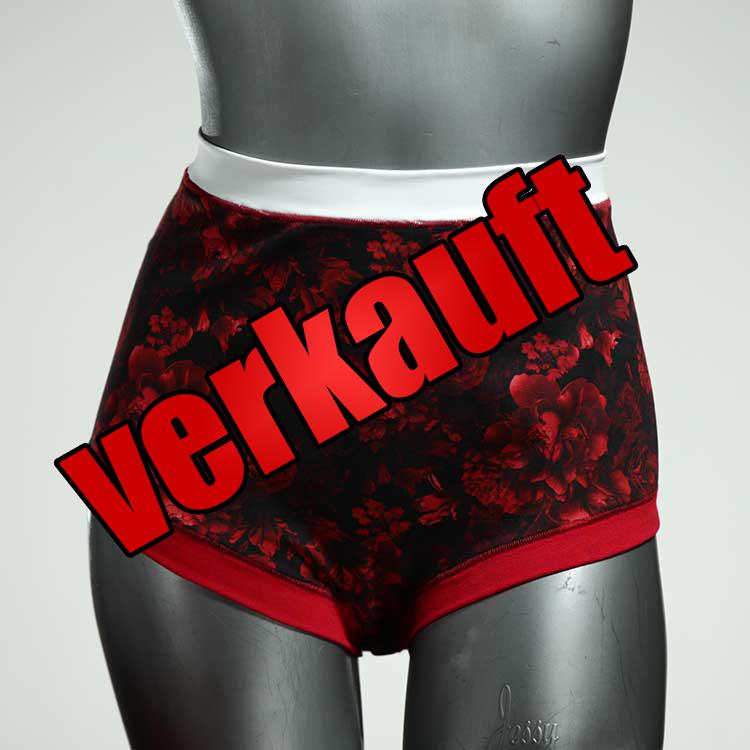 ökologische sexy süße farbige High waist Hotpant aus Baumwolle, Unterwäsche für Damen