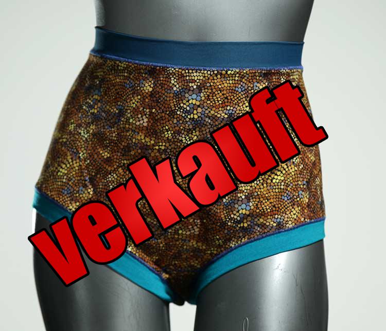 gemusterte nachhaltige attraktive preiswerte High waist Hotpant aus Baumwolle, Unterwäsche für Damen