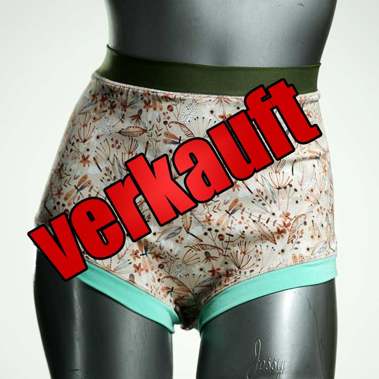 sexy schöne bunte gemusterte High waist Hotpant aus Baumwolle, Unterwäsche für Damen