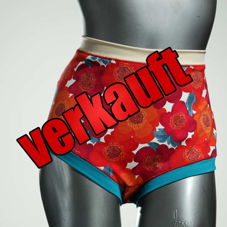 handgemachte bequeme günstige bunte High waist Hotpant aus Baumwolle, Unterwäsche für Damen