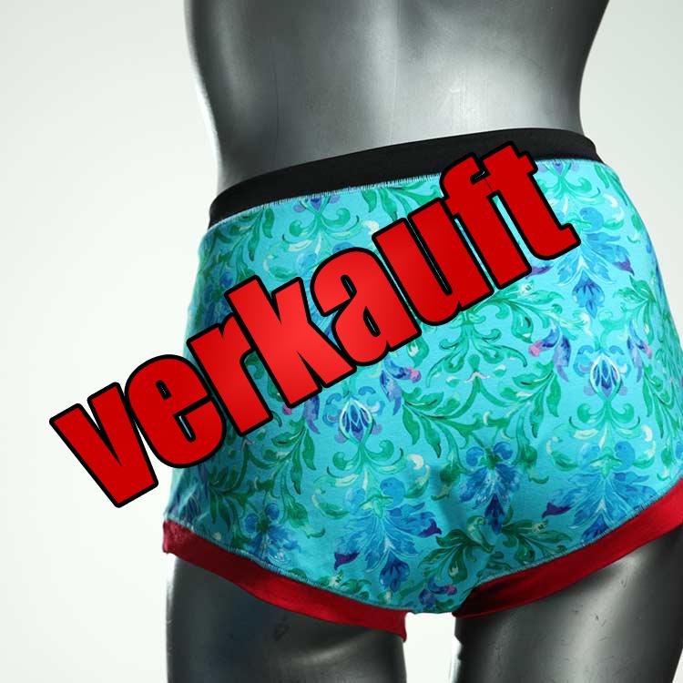 ökologische attraktive süße bunte High waist Hotpant aus Baumwolle, Unterwäsche für Damen