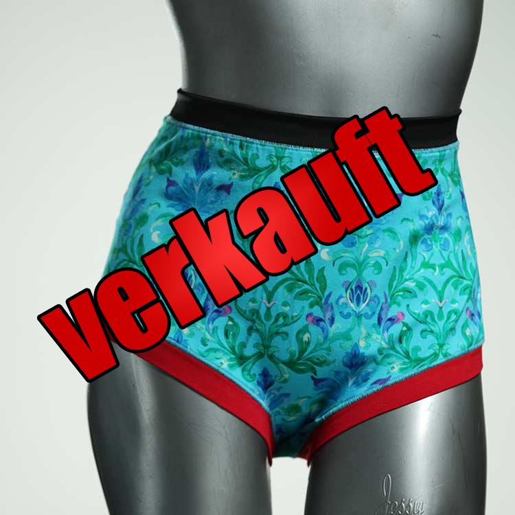 ökologische attraktive süße bunte High waist Hotpant aus Baumwolle, Unterwäsche für Damen