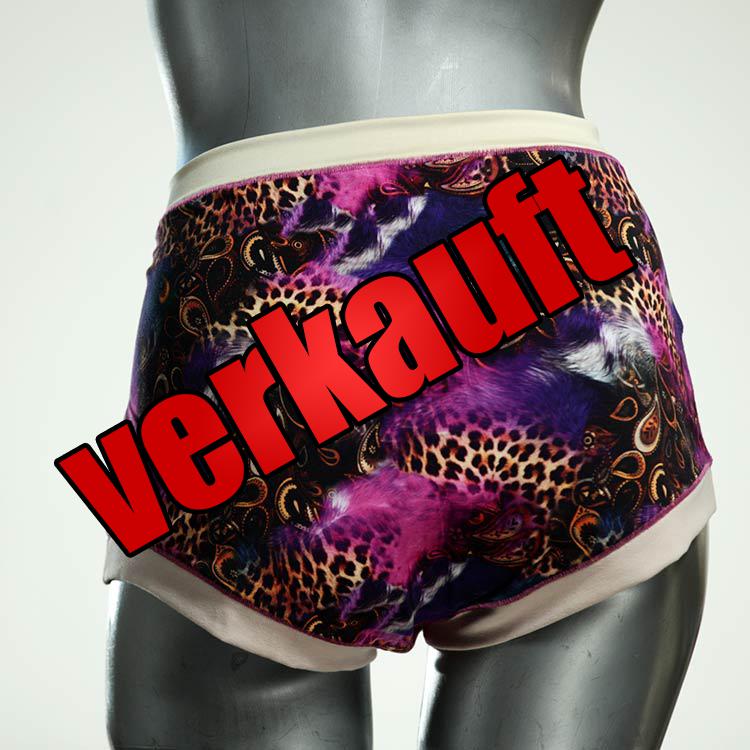 gemusterte farbige nachhaltige günstige Highwaist aus Biobaumwolle, Unterwäsche für Damen