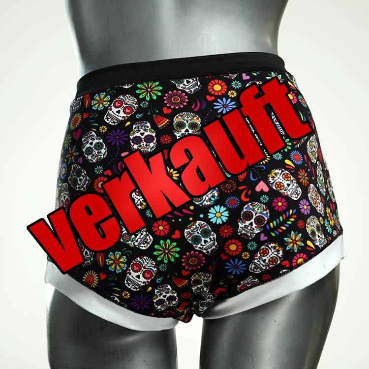 attraktive farbige preiswerte gemusterte Highwaist aus Biobaumwolle, Unterwäsche für Damen