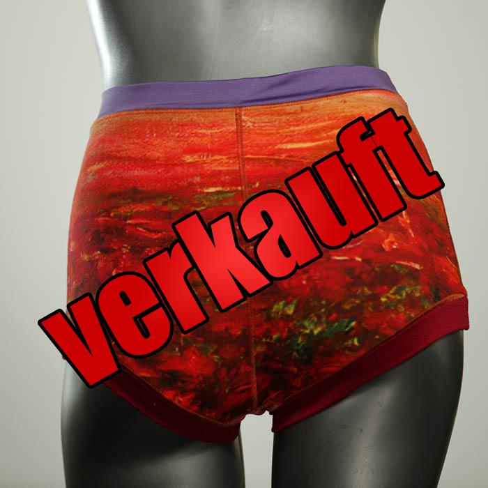 farbige schöne ökologische attraktive High waist Hotpant aus Baumwolle, Unterwäsche für Damen