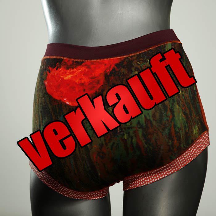 farbige ökologische nachhaltige attraktive High waist Hotpant aus Baumwolle, Unterwäsche für Damen