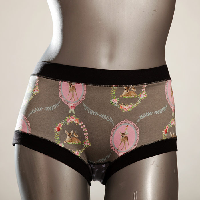  gemusterte bequeme bunte Hotpant - Hipster - Unterhose für Damen aus Baumwolle für Damen thumbnail