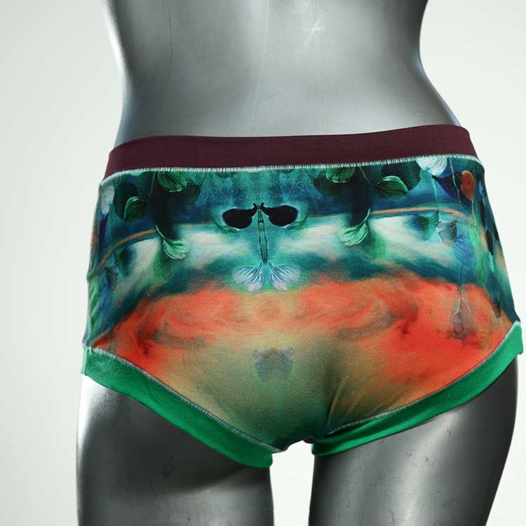 gemusterte ökologische sexy bunte Hotpant aus Baumwolle, Unterwäsche für Damen thumbnail