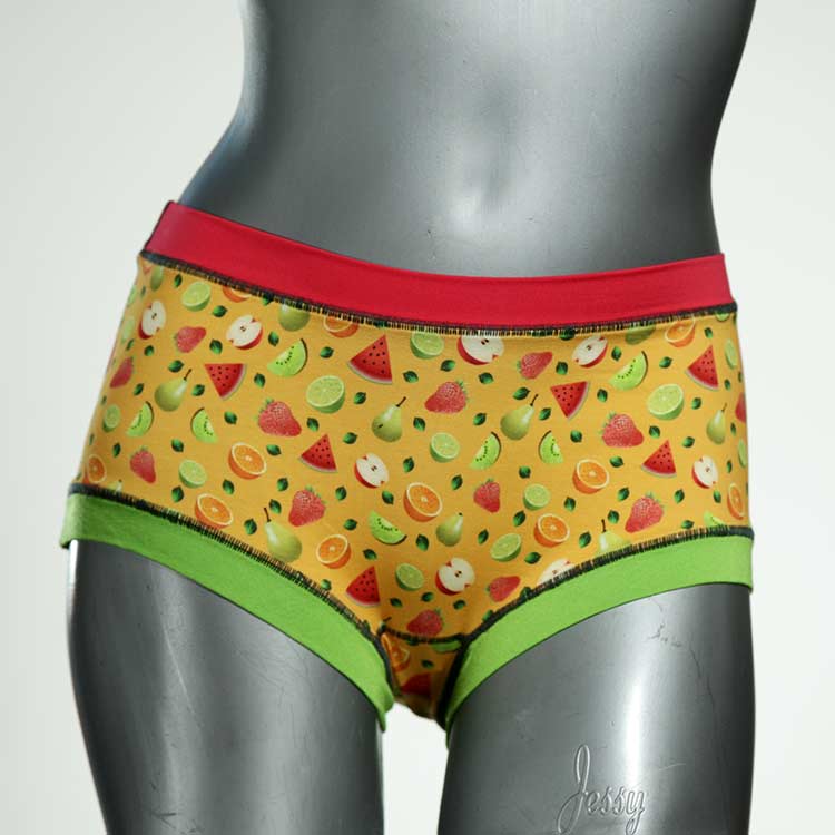 gemusterte nachhaltige bunte sexy Hotpant aus Baumwolle, Unterwäsche für Damen thumbnail