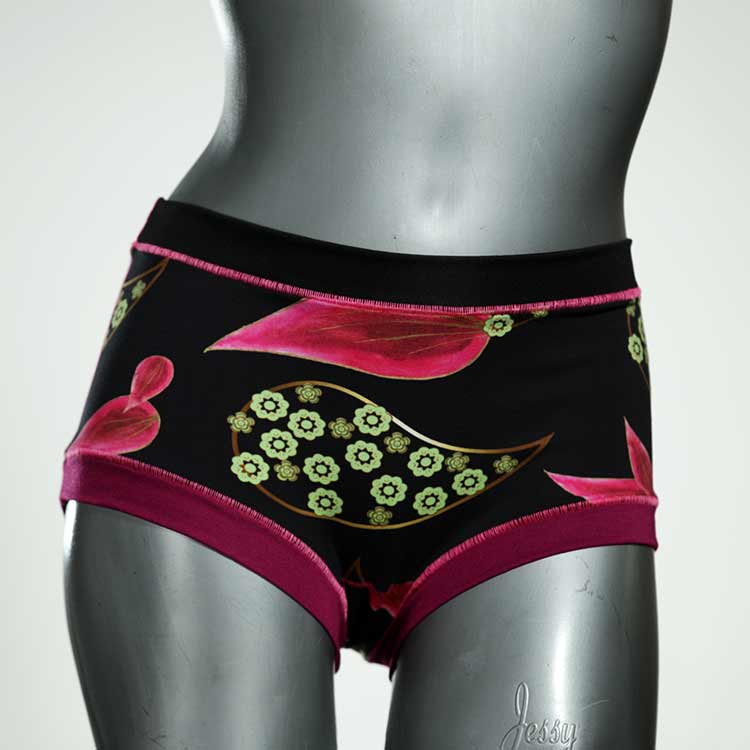 bequeme gemusterte attraktive ökologische High waist Hotpant aus Baumwolle, Unterwäsche für Damen thumbnail