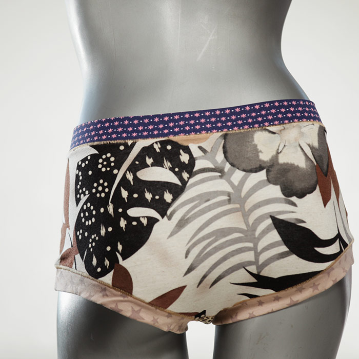  gemusterte handgemachte nachhaltige Hotpant - Hipster - Unterhose für Damen aus Baumwolle für Damen thumbnail