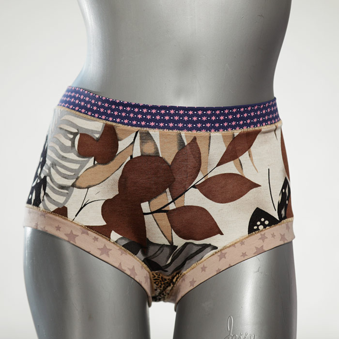  gemusterte handgemachte nachhaltige Hotpant - Hipster - Unterhose für Damen aus Baumwolle für Damen thumbnail