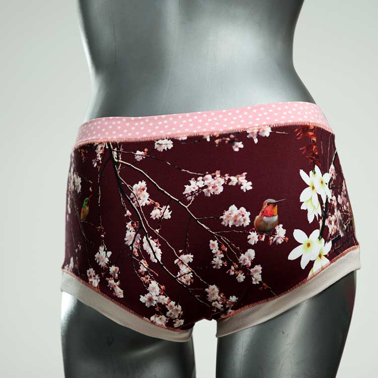 handgemachte gemusterte ökologische sexy Hotpant aus Baumwolle, Unterwäsche für Damen thumbnail