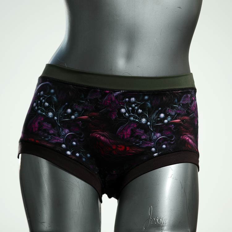 nachhaltige bunte süße gemusterte Hotpant aus Baumwolle, Unterwäsche für Damen thumbnail