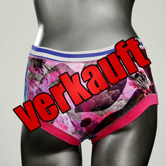 günstige gemusterte attraktive bunte Hotpant aus Baumwolle, Unterwäsche für Damen