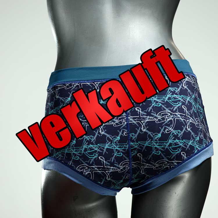 günstige gemusterte attraktive nachhaltige Hotpant aus Baumwolle, Unterwäsche für Damen