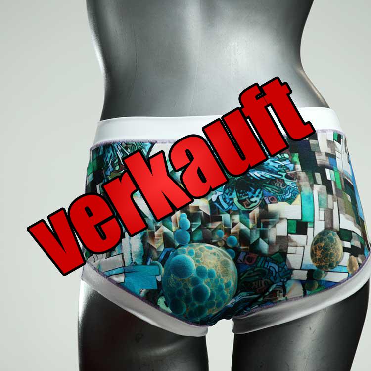 handgemachte ökologische günstige farbige Hotpant aus Baumwolle, Unterwäsche für Damen