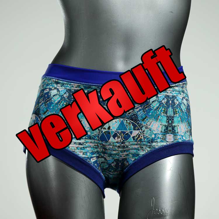 attraktive bunte ökologische gemusterte Hotpant aus Baumwolle, Unterwäsche für Damen