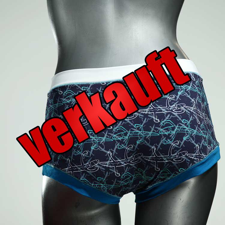 nachhaltige bunte attraktive schöne Hotpant aus Baumwolle, Unterwäsche für Damen