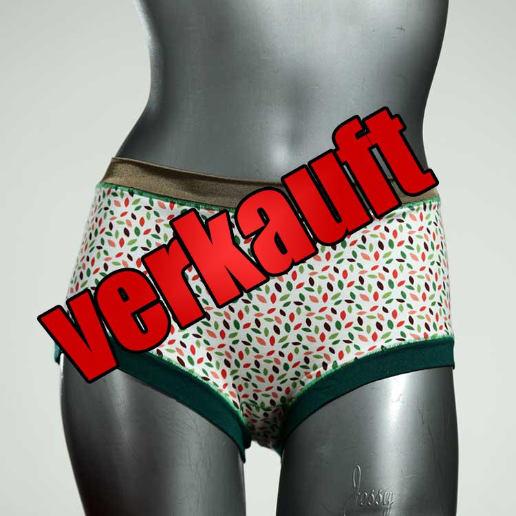handgemachte süße ökologische farbige Hotpant aus Baumwolle, Unterwäsche für Damen