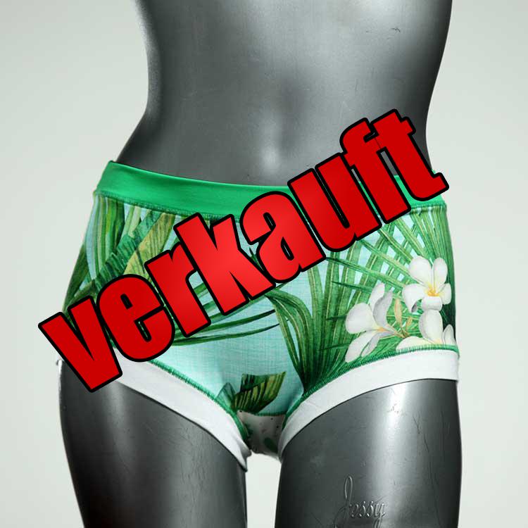gemusterte farbige attraktive bunte Hotpant aus Baumwolle, Unterwäsche für Damen