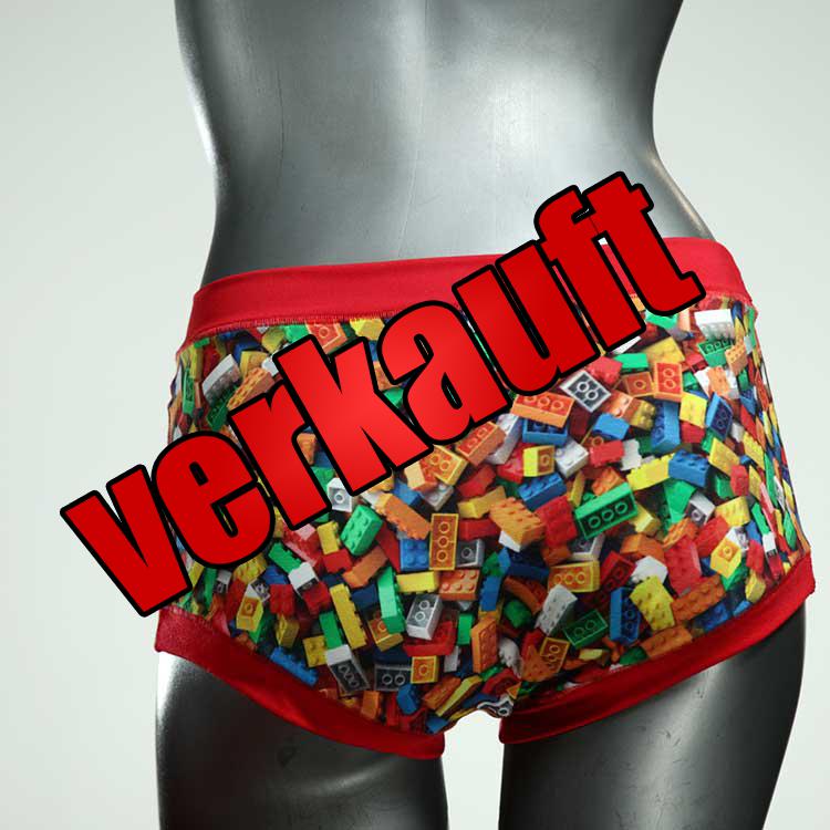bunte preiswerte farbige gemusterte Hotpant aus Baumwolle, Unterwäsche für Damen