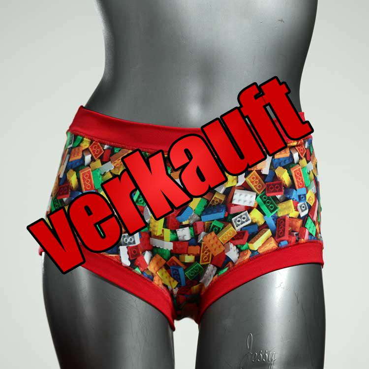 bunte preiswerte farbige gemusterte Hotpant aus Baumwolle, Unterwäsche für Damen