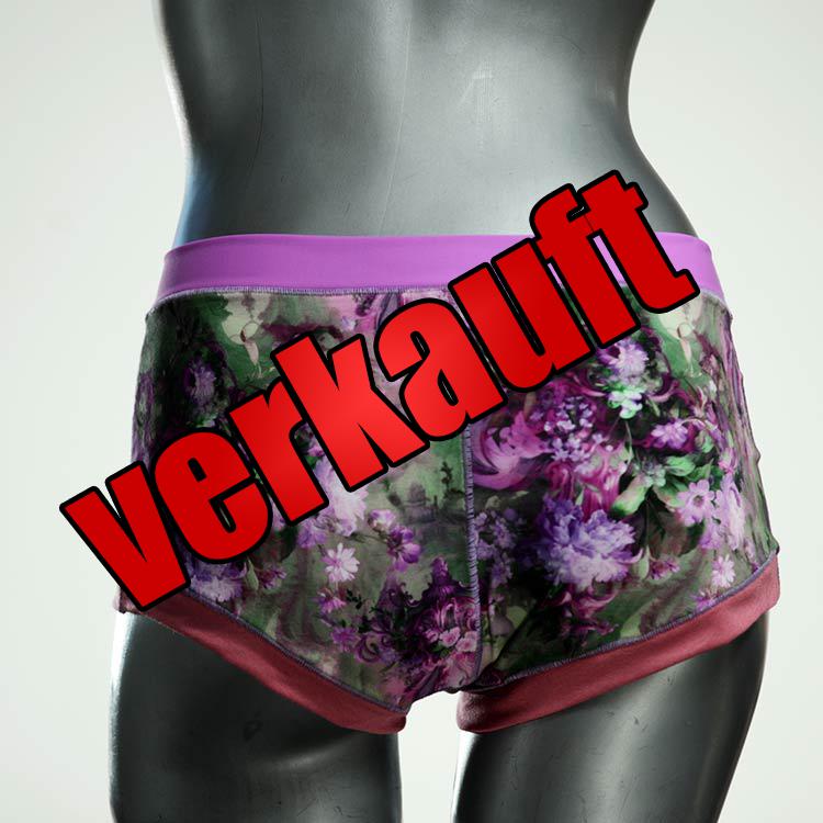 bunte handgemachte gemusterte farbige Hotpant aus Baumwolle, Unterwäsche für Damen