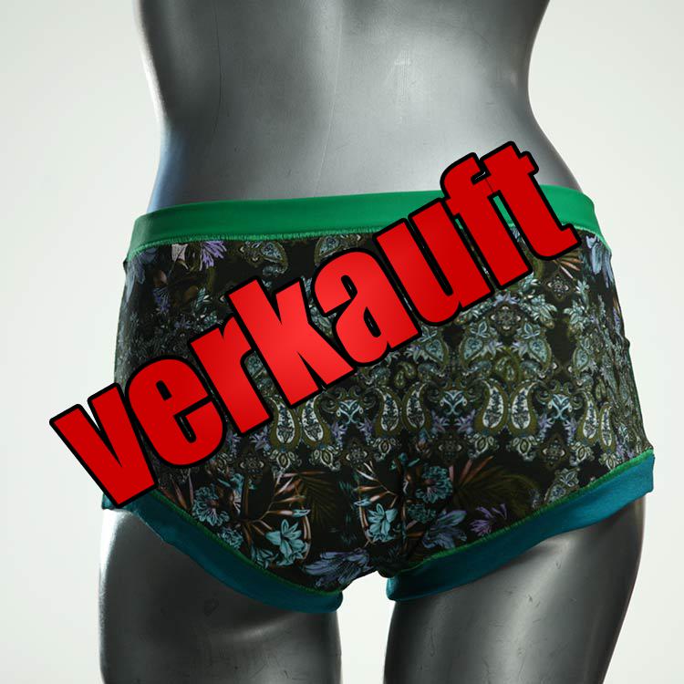 preiswerte bunte gemusterte nachhaltige Hotpant aus Baumwolle, Unterwäsche für Damen