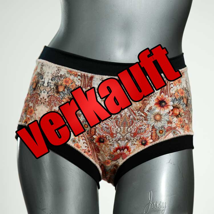 schöne gemusterte farbige bequeme Hotpant aus Baumwolle, Unterwäsche für Damen