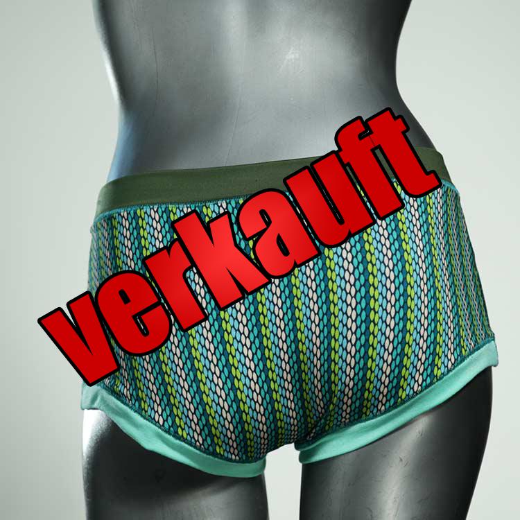 ökologische bunte schöne handgemachte Hotpant aus Baumwolle, Unterwäsche für Damen