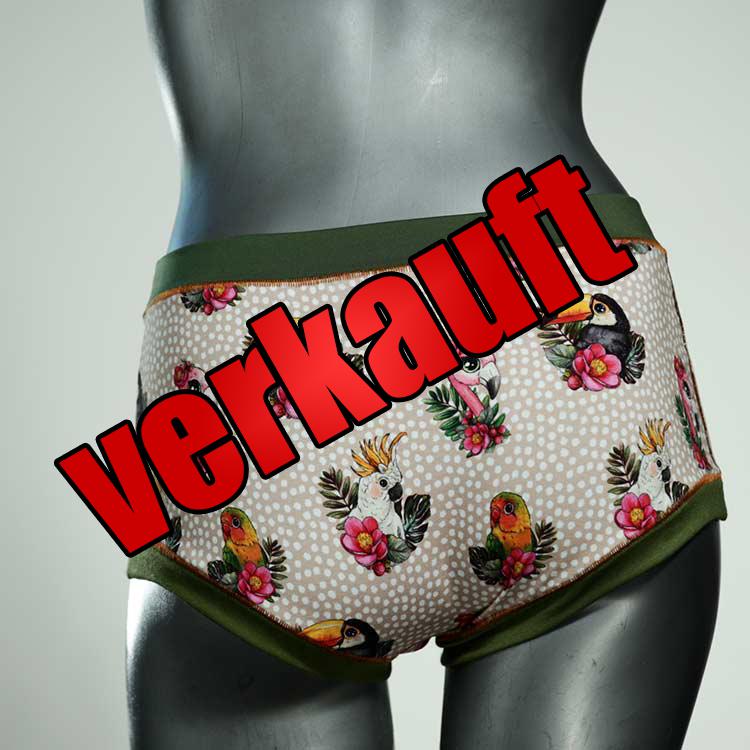 bunte nachhaltige attraktive bequeme Hotpant aus Baumwolle, Unterwäsche für Damen