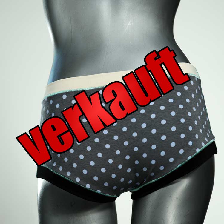 ökologische farbige handgemachte attraktive Hotpant aus Baumwolle, Unterwäsche für Damen