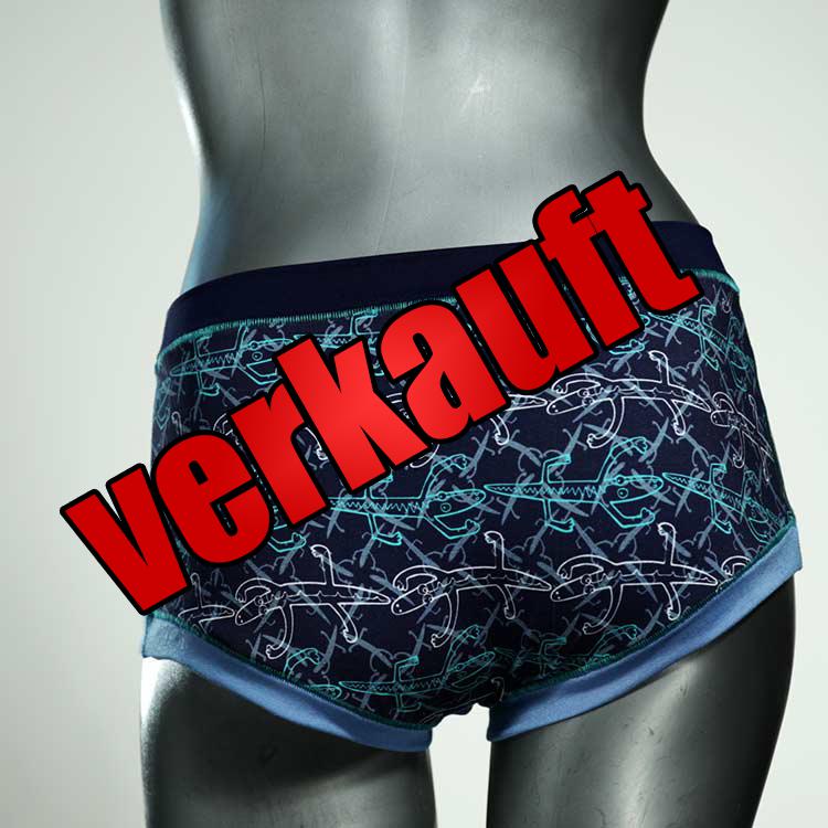 attraktive farbige sexy ökologische Hotpant aus Baumwolle, Unterwäsche für Damen