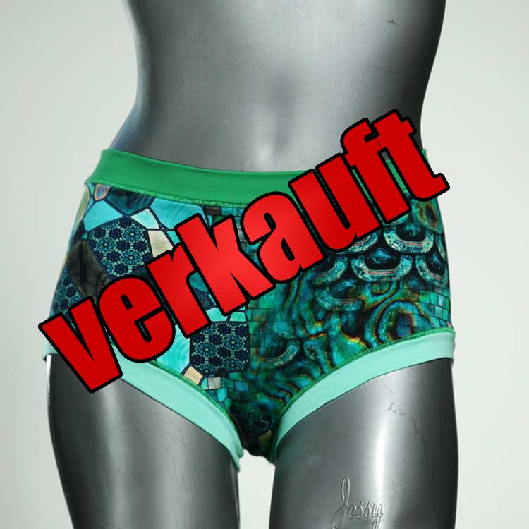 ökologische farbige süße gemusterte Hotpant aus Baumwolle, Unterwäsche für Damen