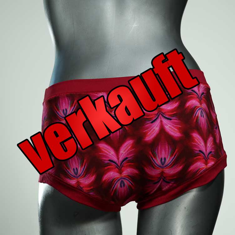 handgemachte farbige bequeme ökologische Hotpant aus Baumwolle, Unterwäsche für Damen