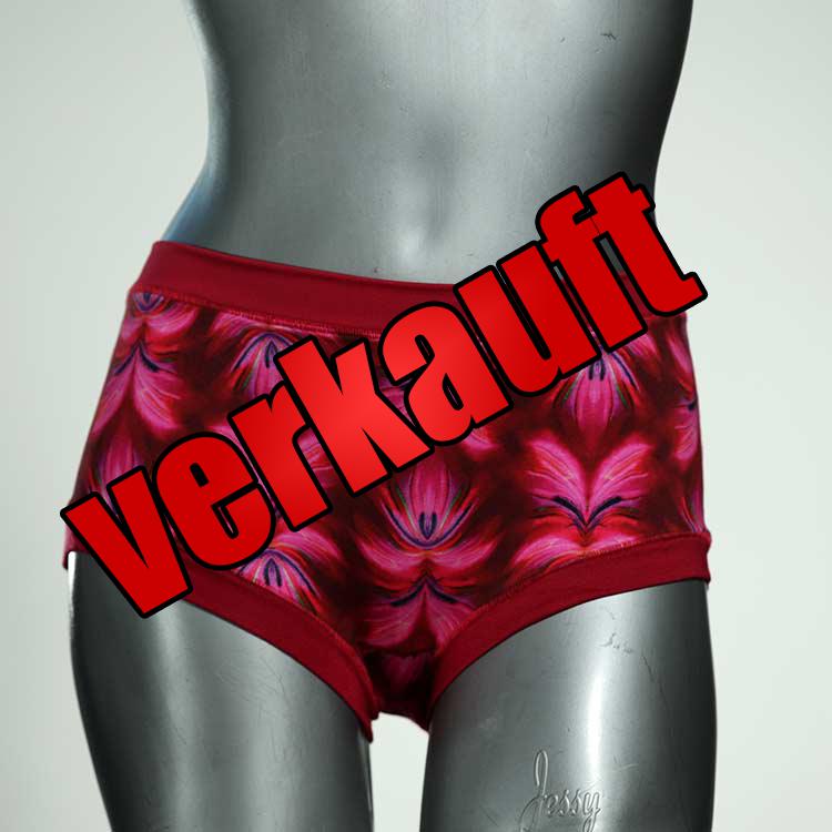 handgemachte farbige bequeme ökologische Hotpant aus Baumwolle, Unterwäsche für Damen