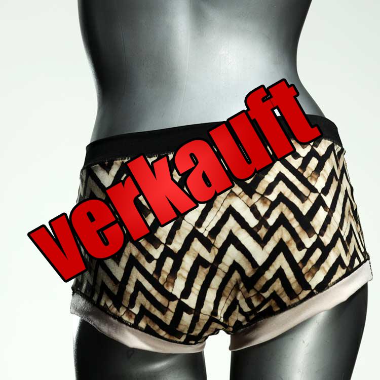 süße gemusterte nachhaltige attraktive Hotpant aus Baumwolle, Unterwäsche für Damen